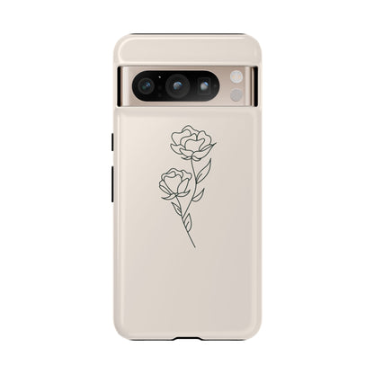 Simple Flower Minimalist Phone Case