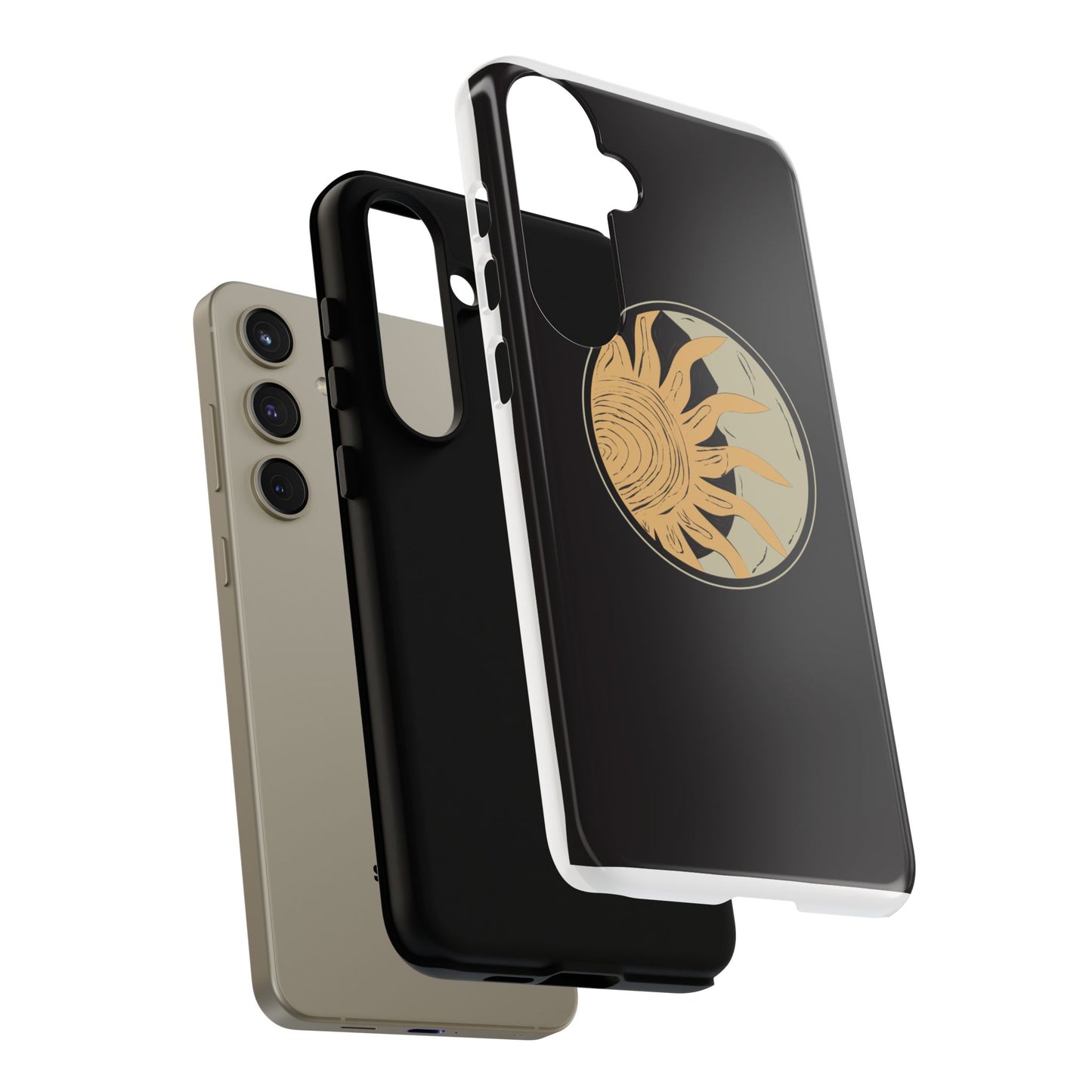 Beige and Blue Minimalist Simple Quotes Phone Case