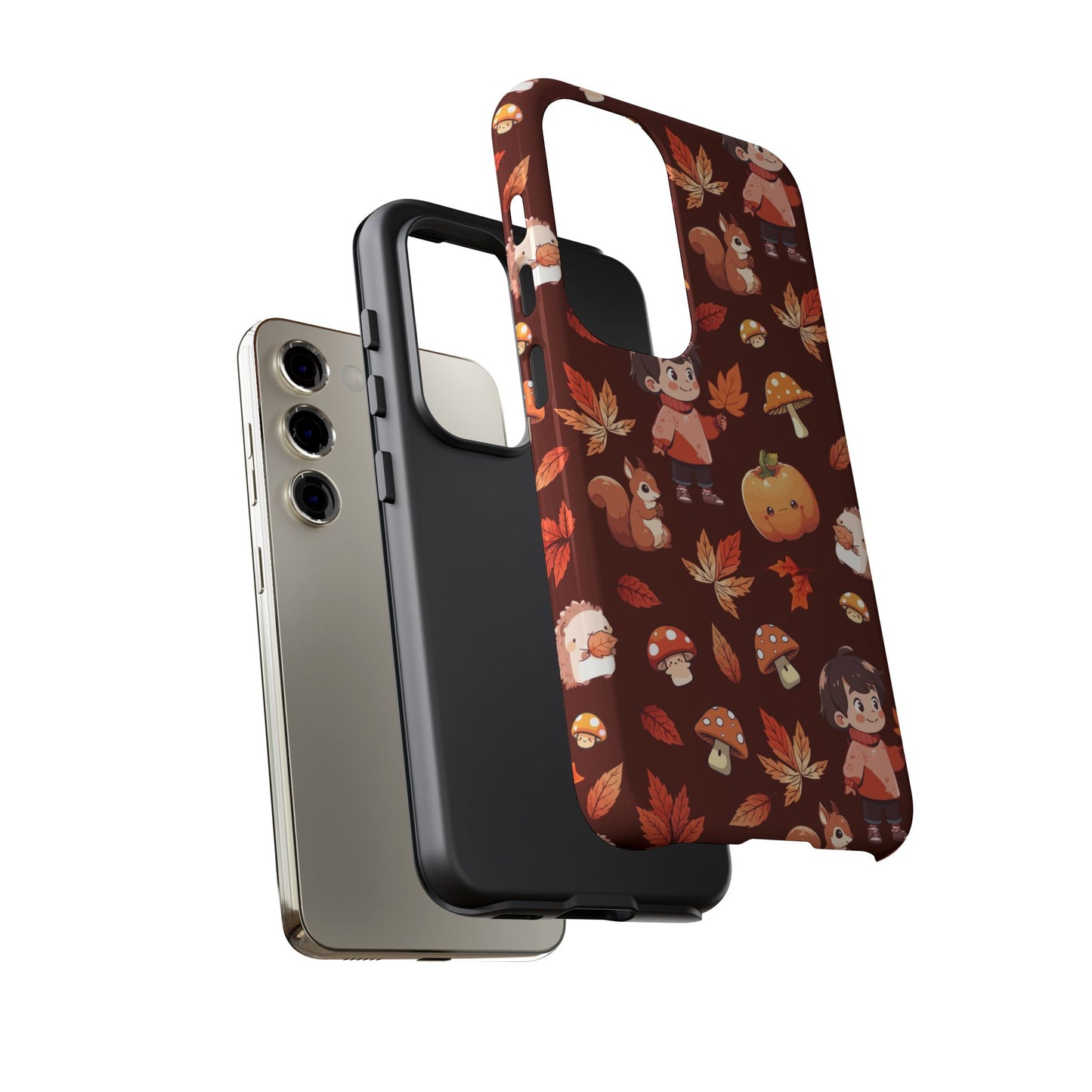 Orange Cute Illustrative Autumn Fall Phone Case