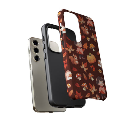 Orange Cute Illustrative Autumn Fall Phone Case