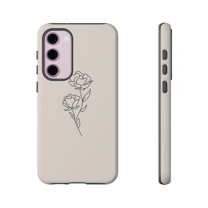 Simple Flower Minimalist Phone Case