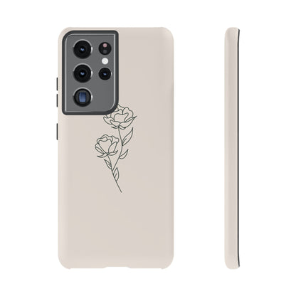 Simple Flower Minimalist Phone Case