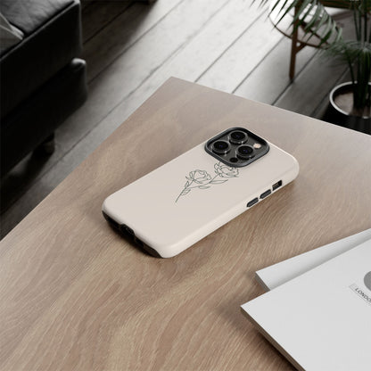 Simple Flower Minimalist Phone Case