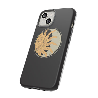 Beige and Blue Minimalist Simple Quotes Phone Case