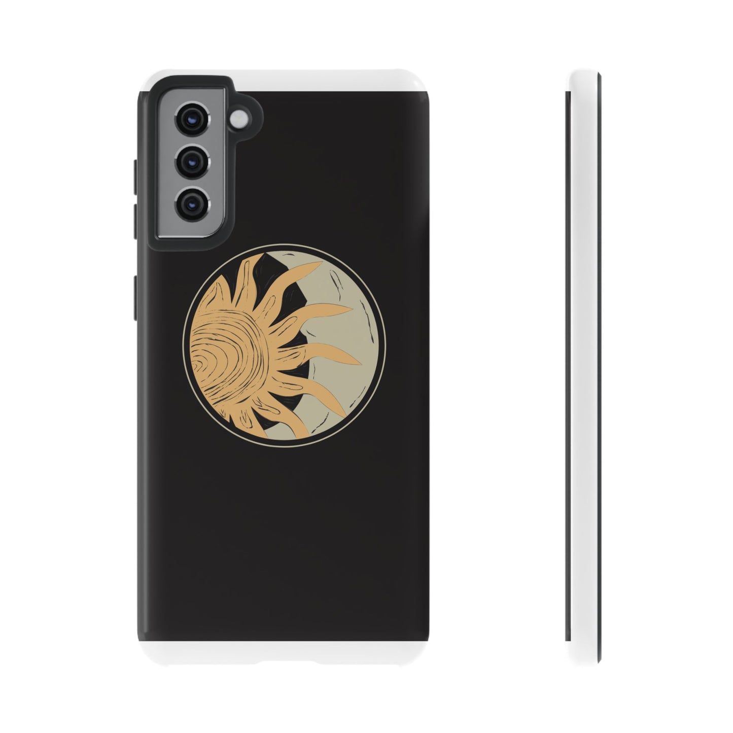 Beige and Blue Minimalist Simple Quotes Phone Case