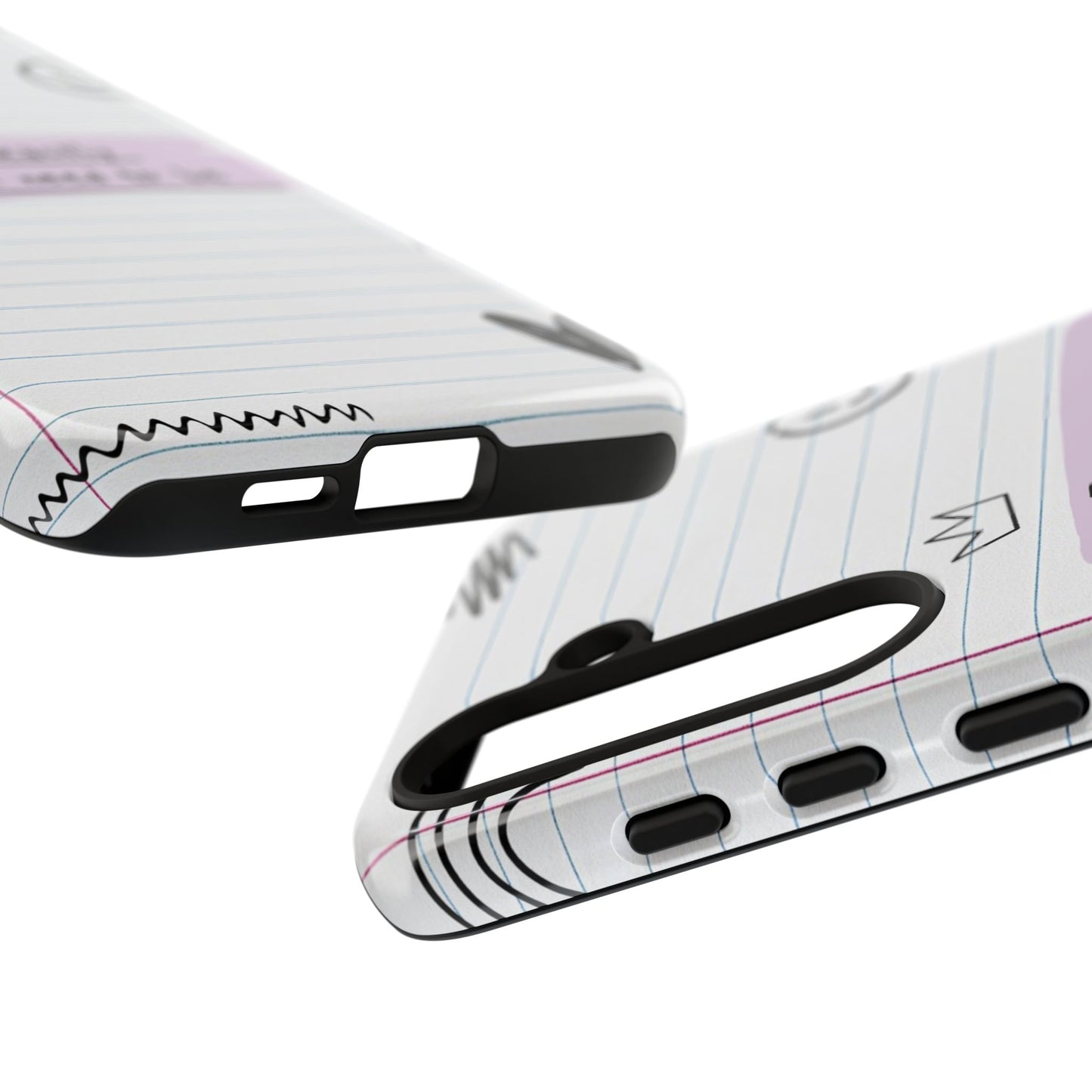 Self Affirmation Doodle Paper Phone Case
