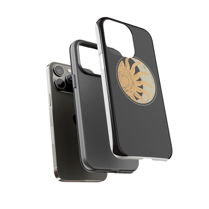 Beige and Blue Minimalist Simple Quotes Phone Case