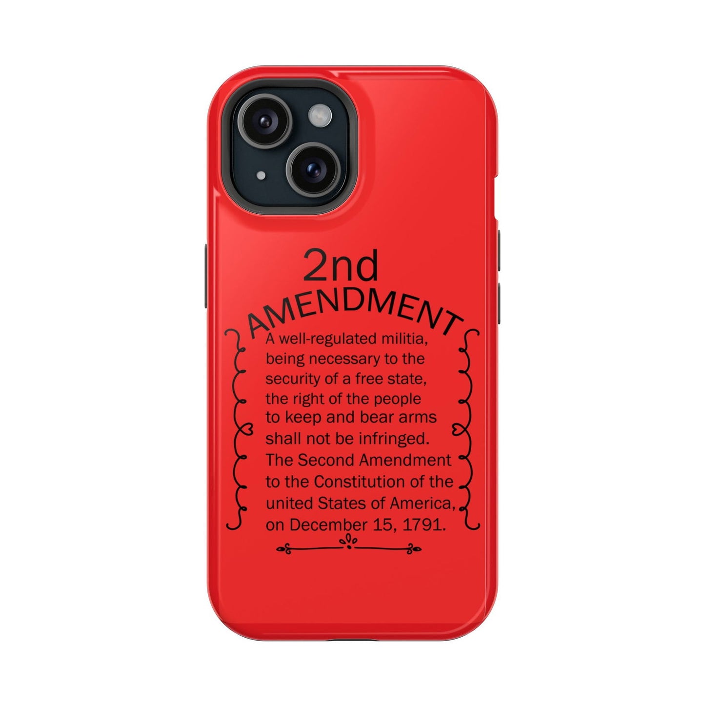 2nd Amendment Magsafe iPhone Tough Case - Techy Treasures - Phone Case 