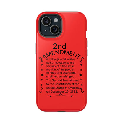 2nd Amendment Magsafe iPhone Tough Case - Techy Treasures - Phone Case 