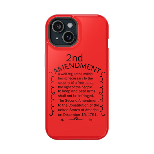 2nd Amendment Magsafe iPhone Tough Case - Techy Treasures - Phone Case 