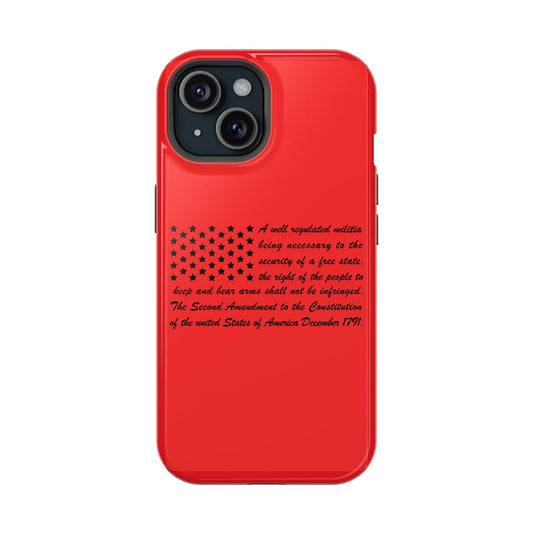 2nd Amendment Magsafe iPhone Tough Case - Techy Treasures - Phone Case 