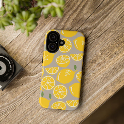 Yellow Modern Lemon Phone Case