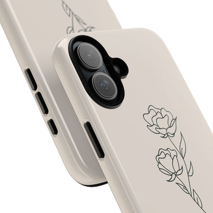 Simple Flower Minimalist Phone Case