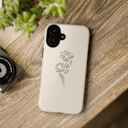 Simple Flower Minimalist Phone Case