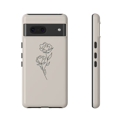 Simple Flower Minimalist Phone Case