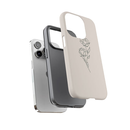 Simple Flower Minimalist Phone Case