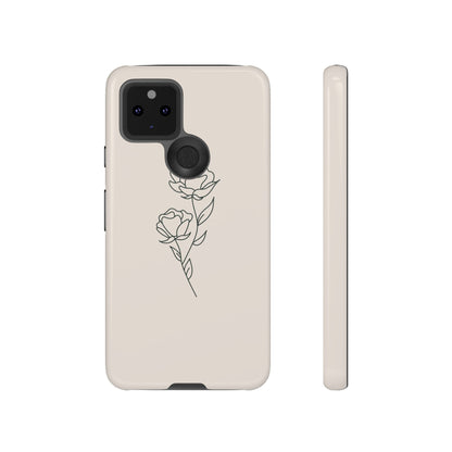 Simple Flower Minimalist Phone Case