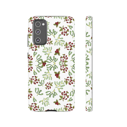 Red Green Watercolor Chriatmas Phone Case