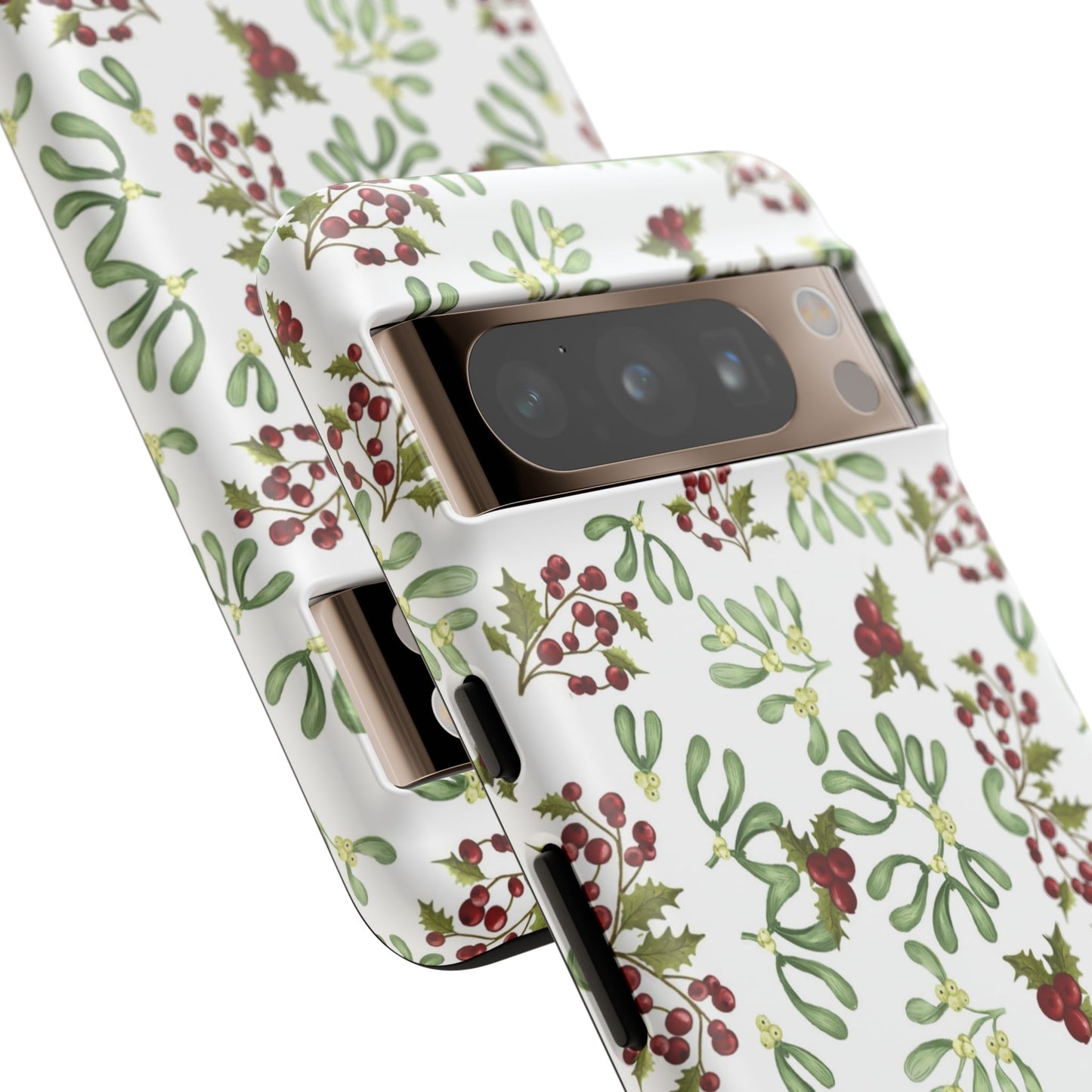 Red Green Watercolor Chriatmas Phone Case