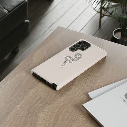 Simple Flower Minimalist Phone Case