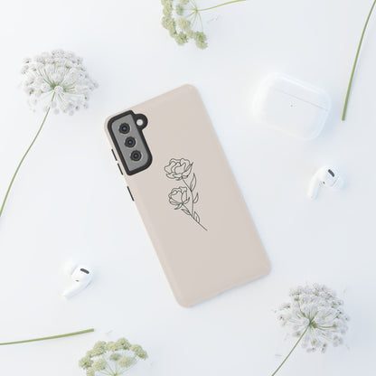 Simple Flower Minimalist Phone Case