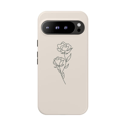 Simple Flower Minimalist Phone Case
