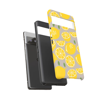 Yellow Modern Lemon Phone Case