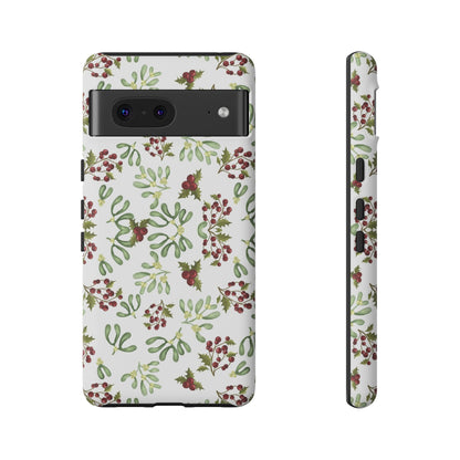 Red Green Watercolor Chriatmas Phone Case