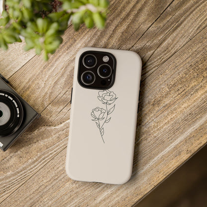 Simple Flower Minimalist Phone Case