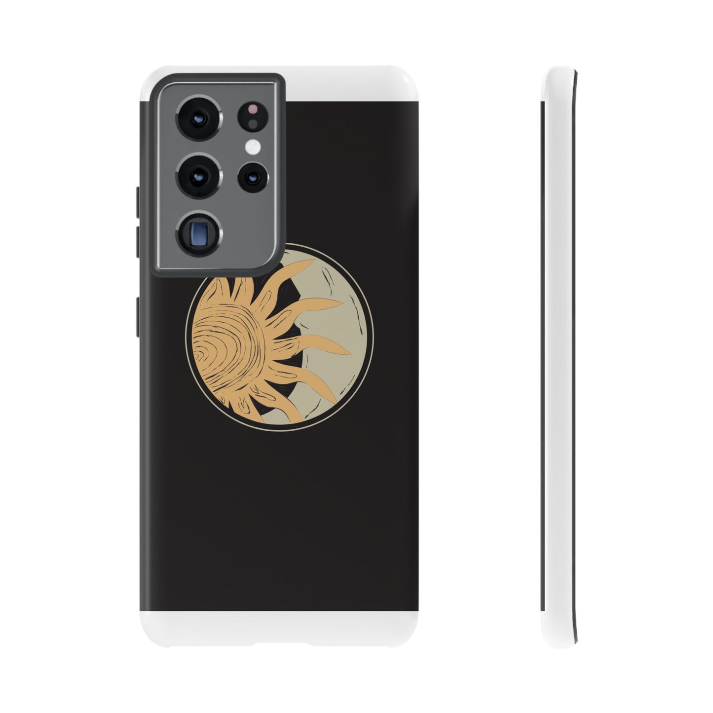Beige and Blue Minimalist Simple Quotes Phone Case