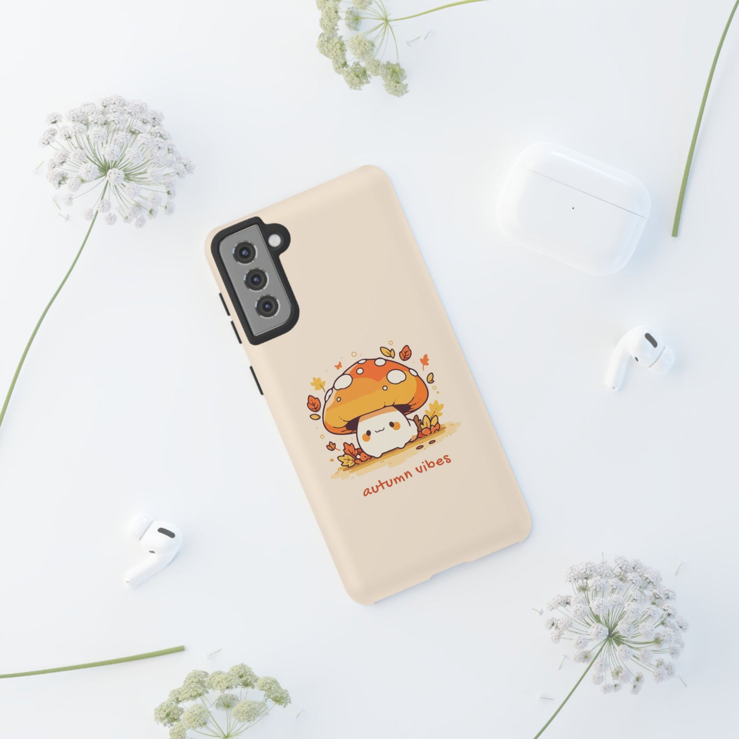 Yellow and Orange Illustrative Fall Phone Case