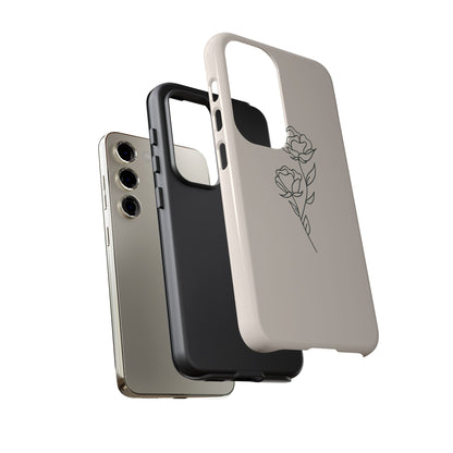 Simple Flower Minimalist Phone Case