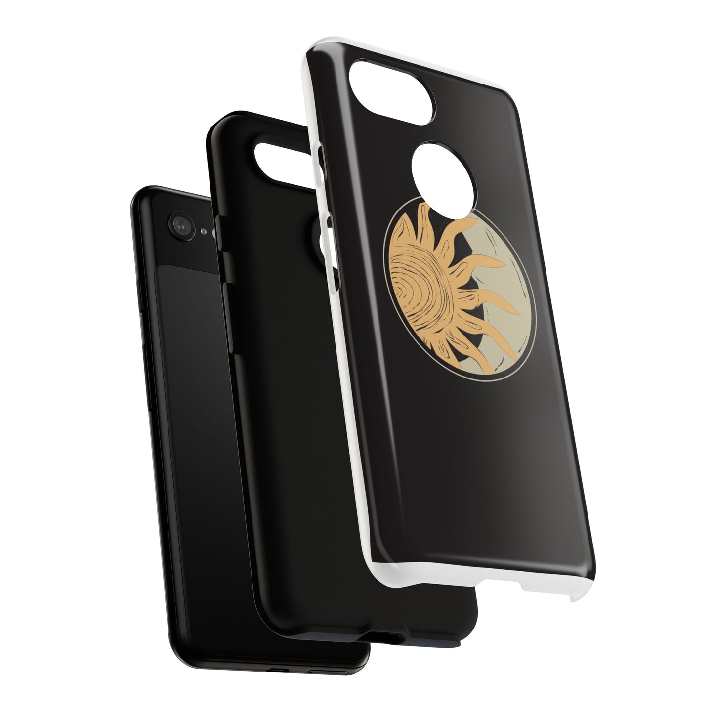 Beige and Blue Minimalist Simple Quotes Phone Case