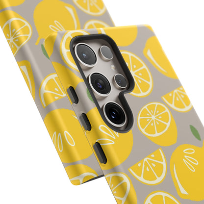 Yellow Modern Lemon Phone Case