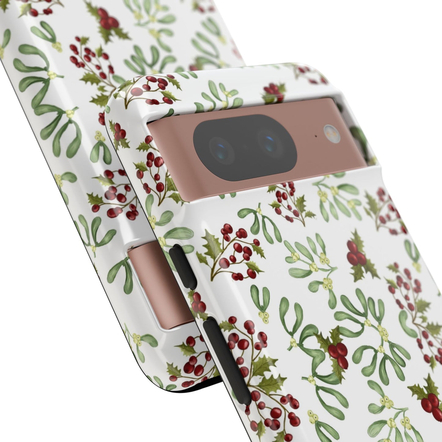 Red Green Watercolor Chriatmas Phone Case
