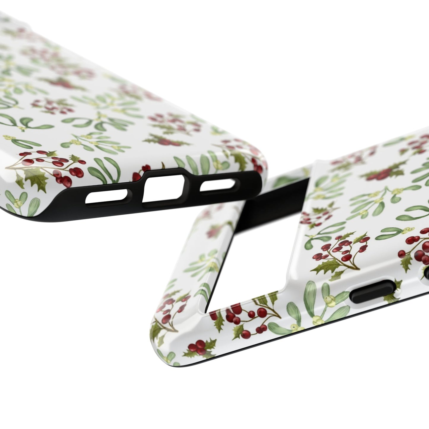 Red Green Watercolor Chriatmas Phone Case