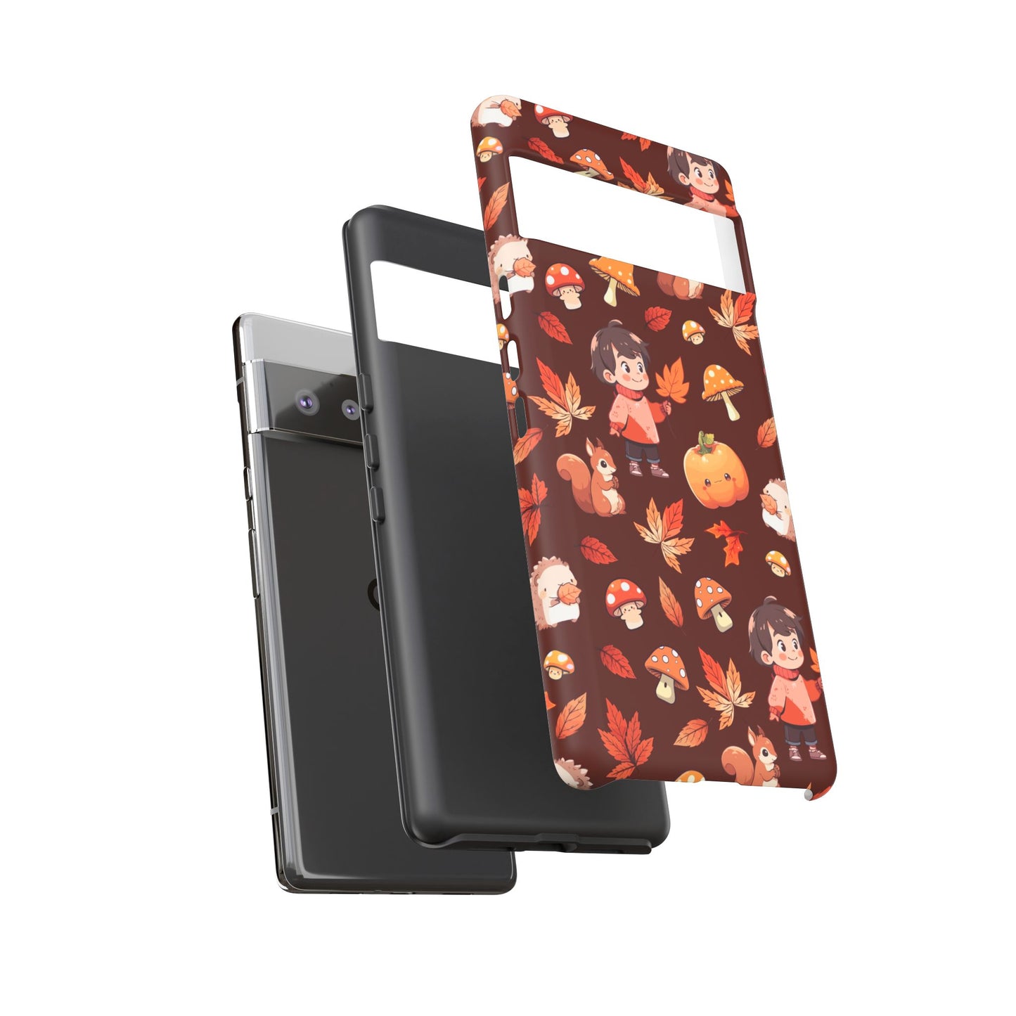 Orange Cute Illustrative Autumn Fall Phone Case