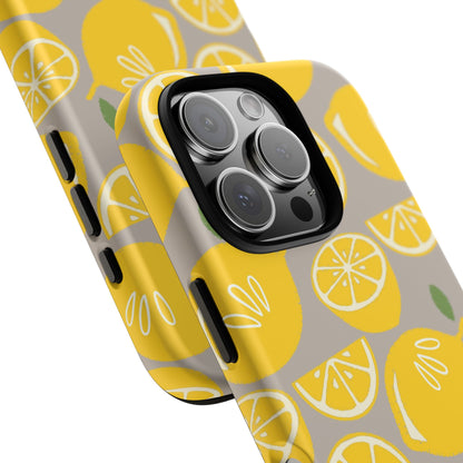 Yellow Modern Lemon Phone Case