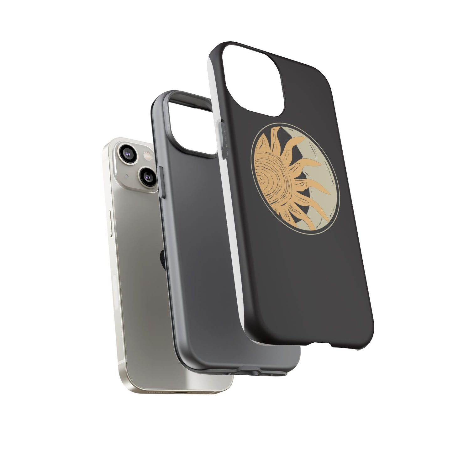 Beige and Blue Minimalist Simple Quotes Phone Case