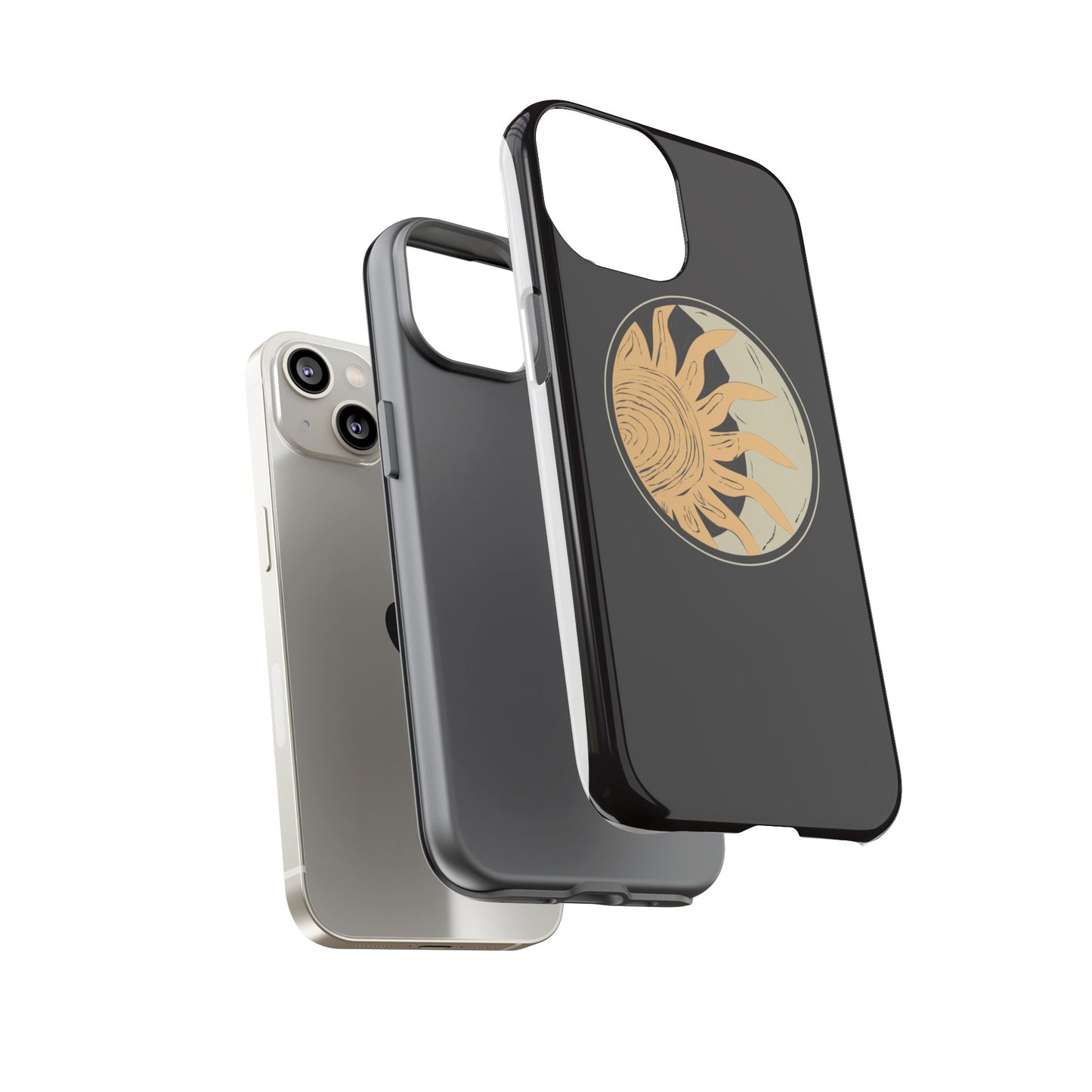 Beige and Blue Minimalist Simple Quotes Phone Case