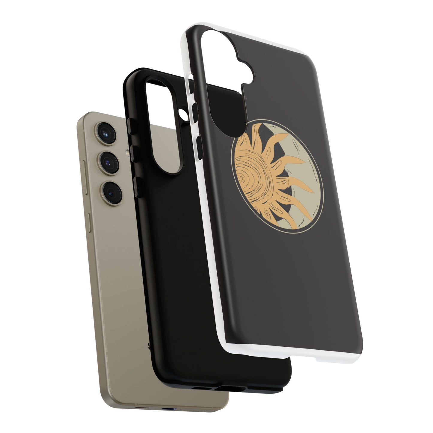Beige and Blue Minimalist Simple Quotes Phone Case