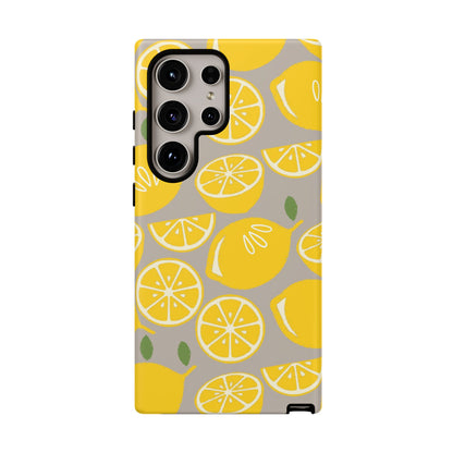Yellow Modern Lemon Phone Case