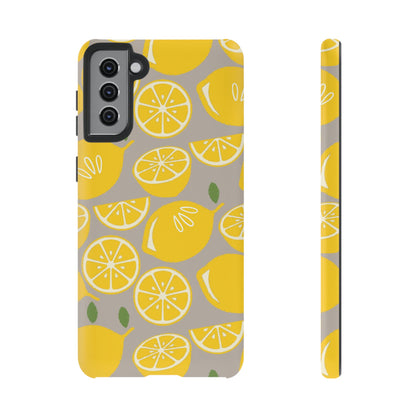 Yellow Modern Lemon Phone Case
