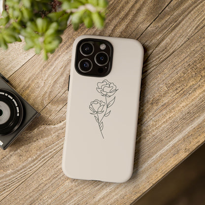 Simple Flower Minimalist Phone Case