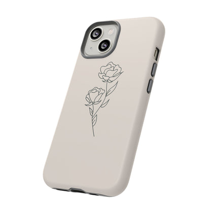 Simple Flower Minimalist Phone Case