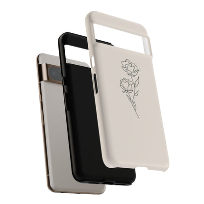 Simple Flower Minimalist Phone Case