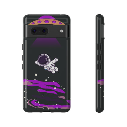 Black and Purple Minimalist Modern Space Phone Case