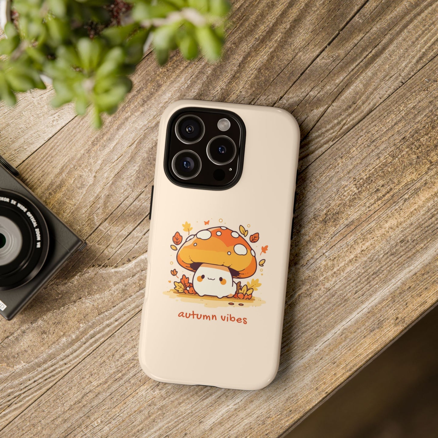 Yellow and Orange Illustrative Fall Phone Case