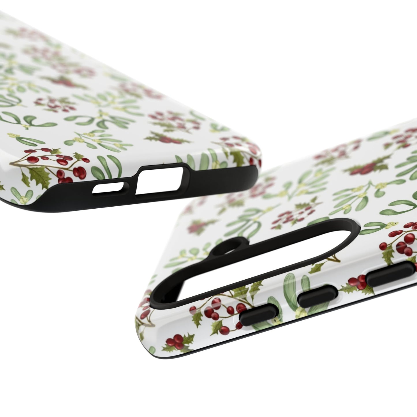 Red Green Watercolor Chriatmas Phone Case