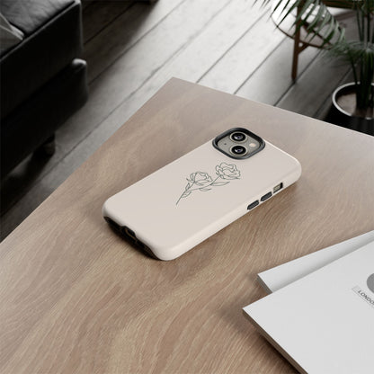 Simple Flower Minimalist Phone Case